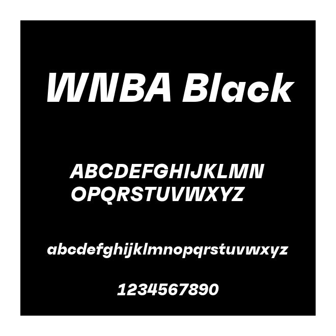 WNBA Black