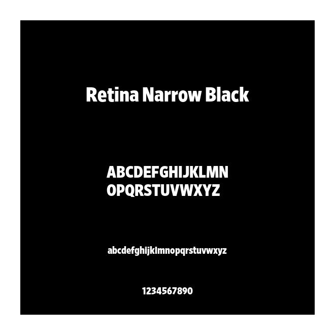 Retina Narrow Black