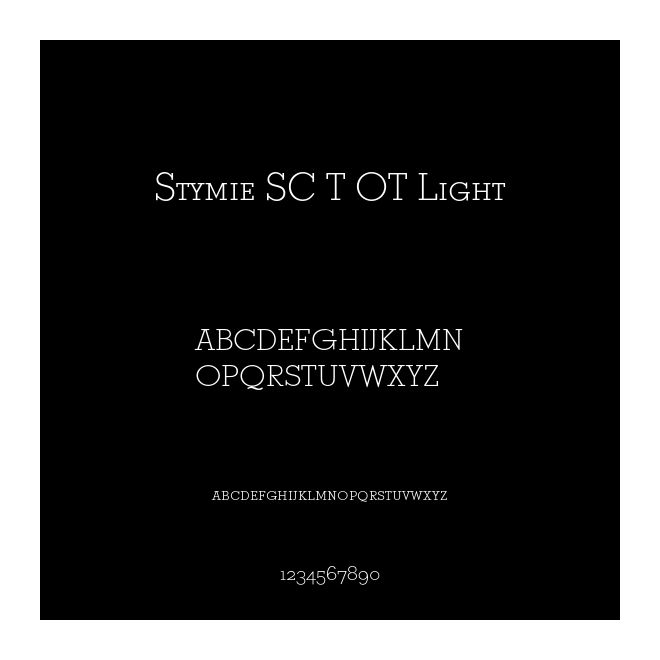 Stymie SC T OT Light