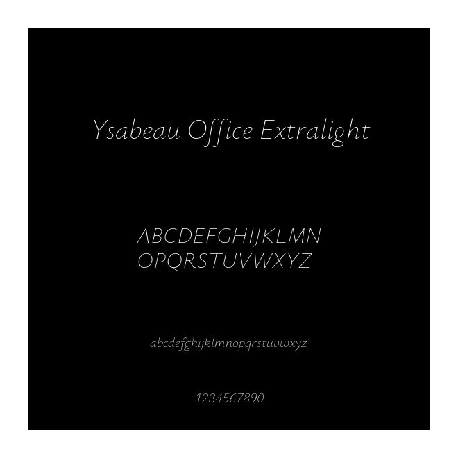 Ysabeau Office Extralight