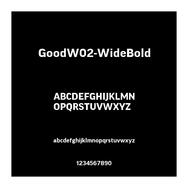GoodW02-WideBold