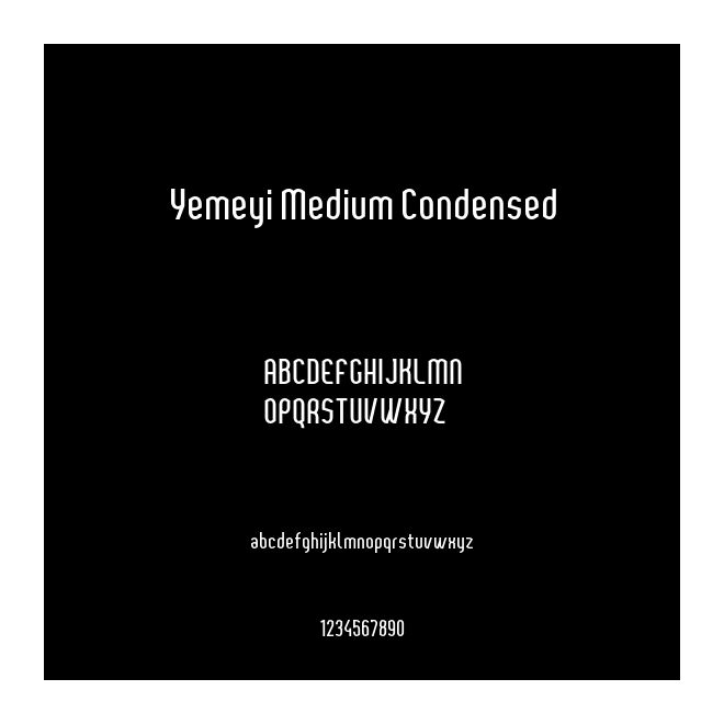Yemeyi Medium Condensed