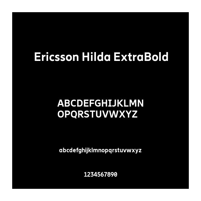 Ericsson Hilda ExtraBold