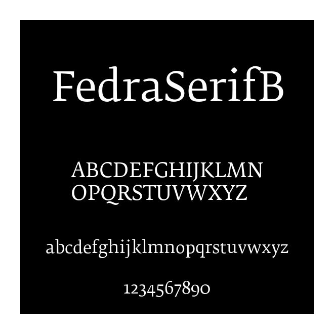 FedraSerifB