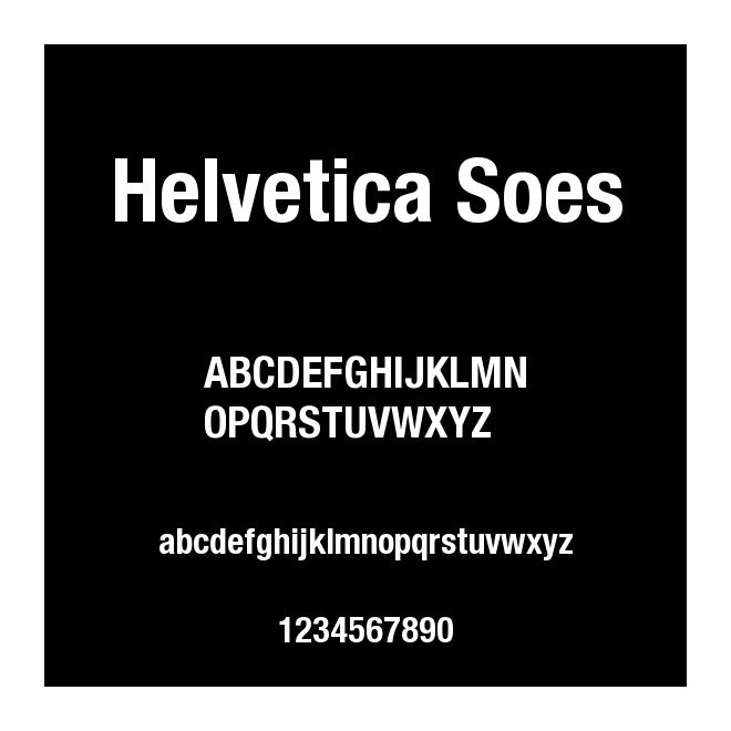 Helvetica Soes