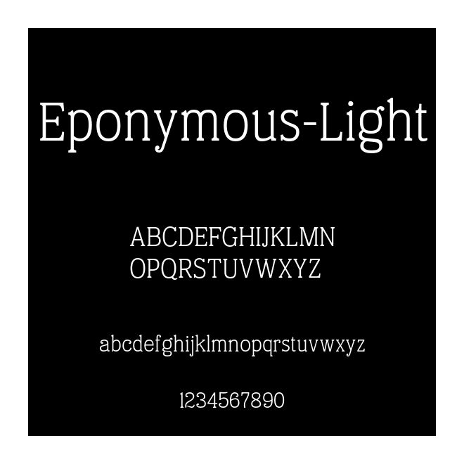 Eponymous-Light