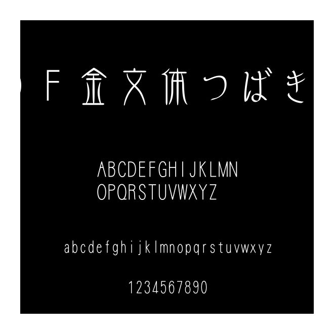ＤＦ金文體つばきW5
