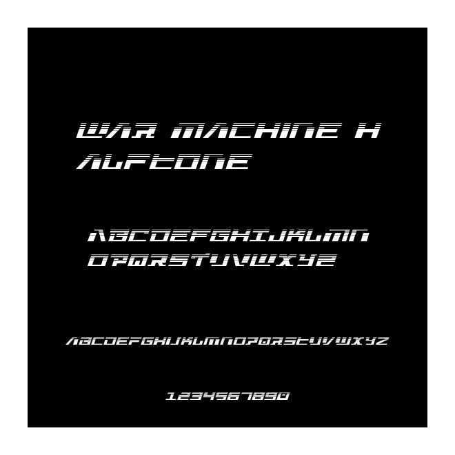 War Machine Halftone