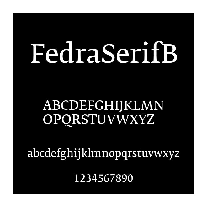FedraSerifB