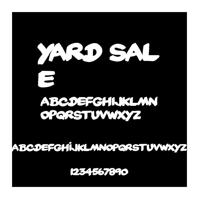 Yard Sale