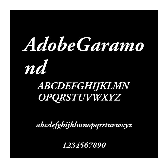 AdobeGaramond
