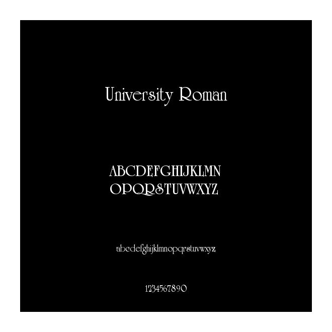University Roman