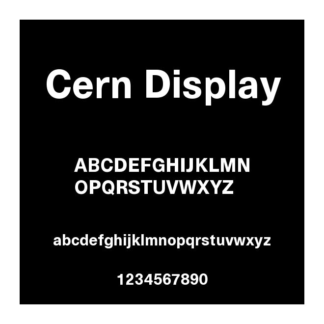 Cern Display