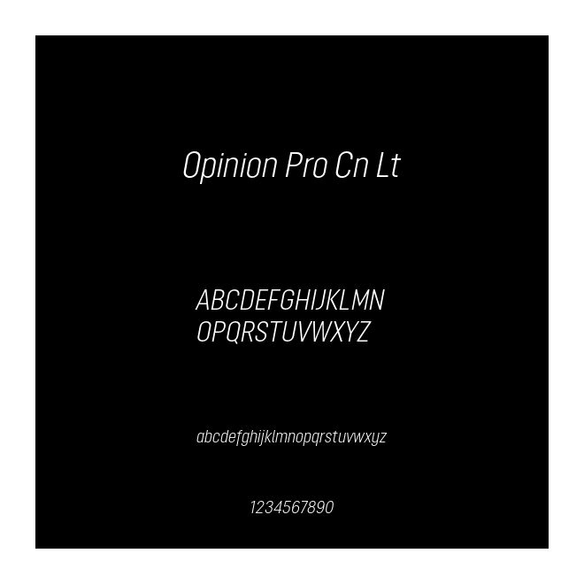 Opinion Pro Cn Lt
