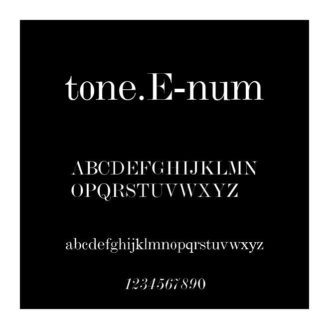 tone.E-num