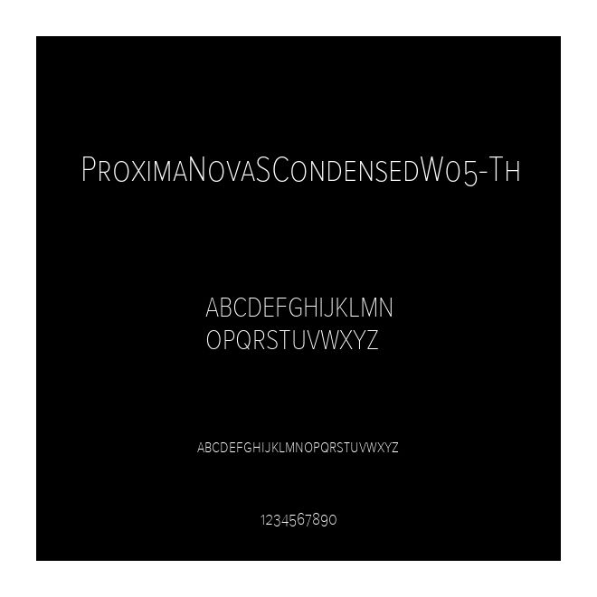 ProximaNovaSCondensedW05-Th