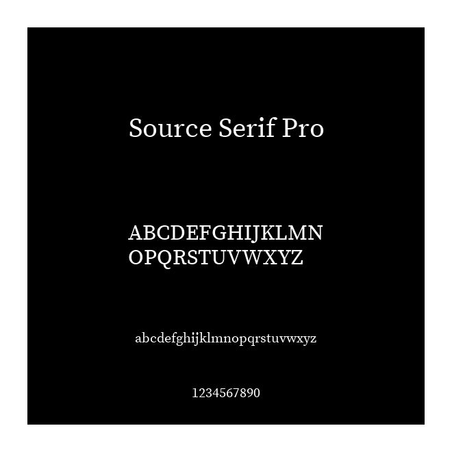 Source Serif Pro