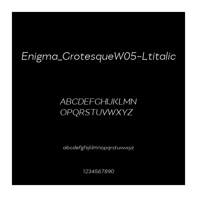 Enigma_GrotesqueW05-Ltitalic
