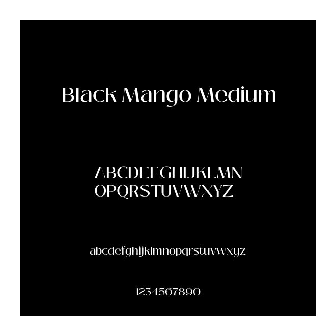 Black Mango Medium