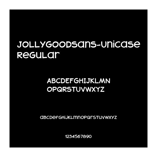 JollyGoodSans-UnicaseRegular