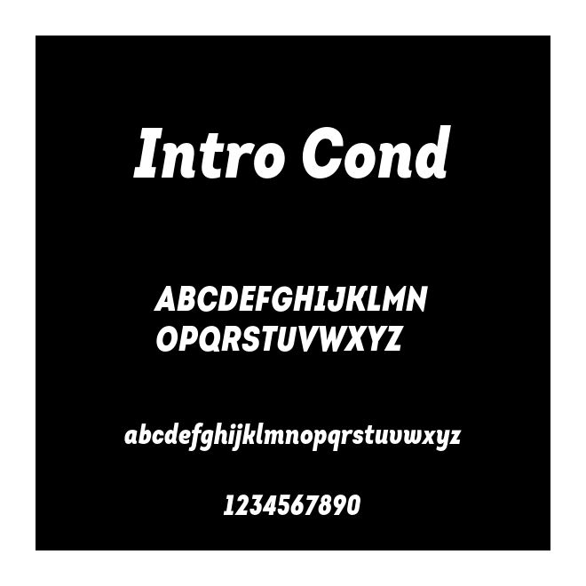Intro Cond
