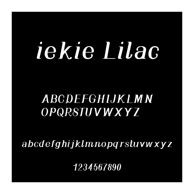 iekie Lilac