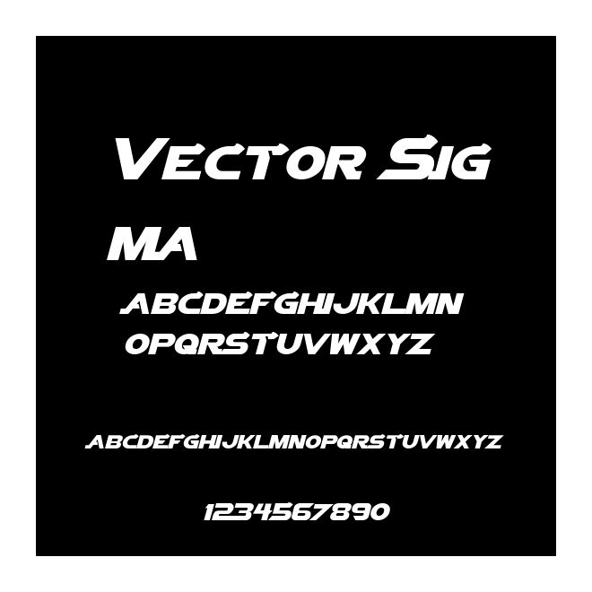 Vector Sigma