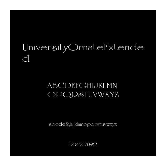 UniversityOrnateExtended