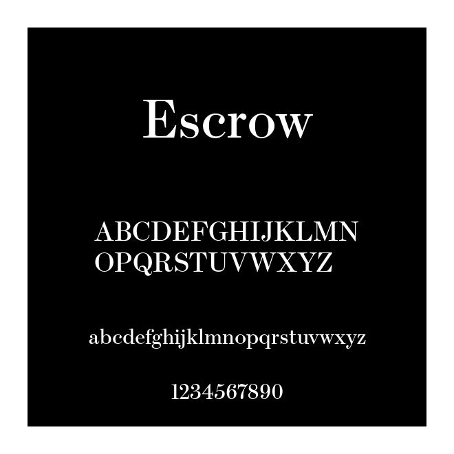 Escrow