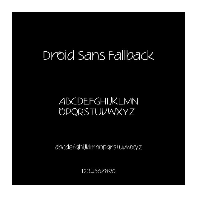 Droid Sans Fallback