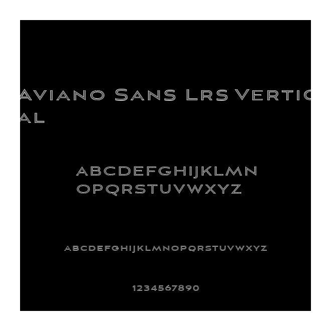 Aviano Sans Lrs Vertical