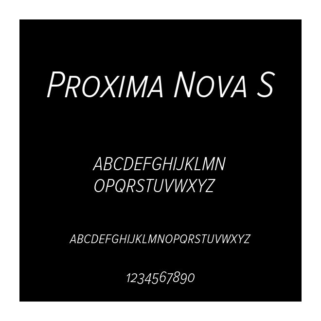 Proxima Nova S