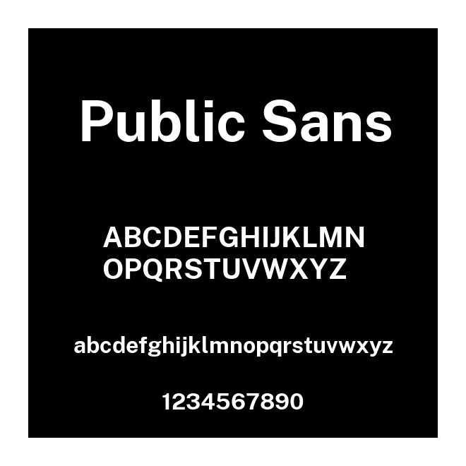 Public Sans