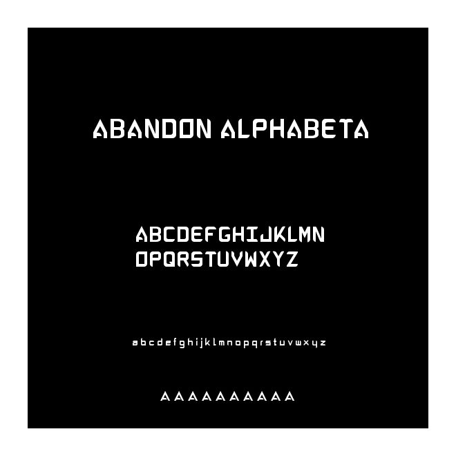 ABANDON ALPHABETA