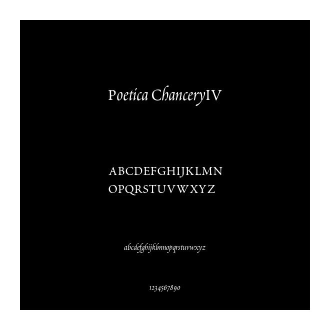 Poetica ChanceryIV