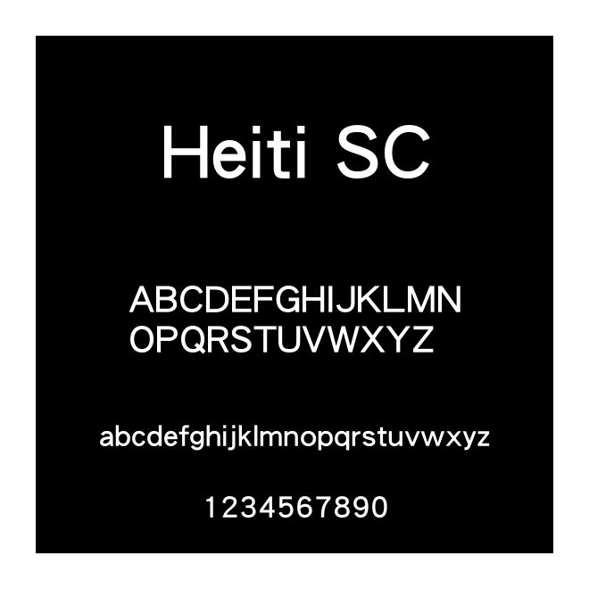 Heiti SC