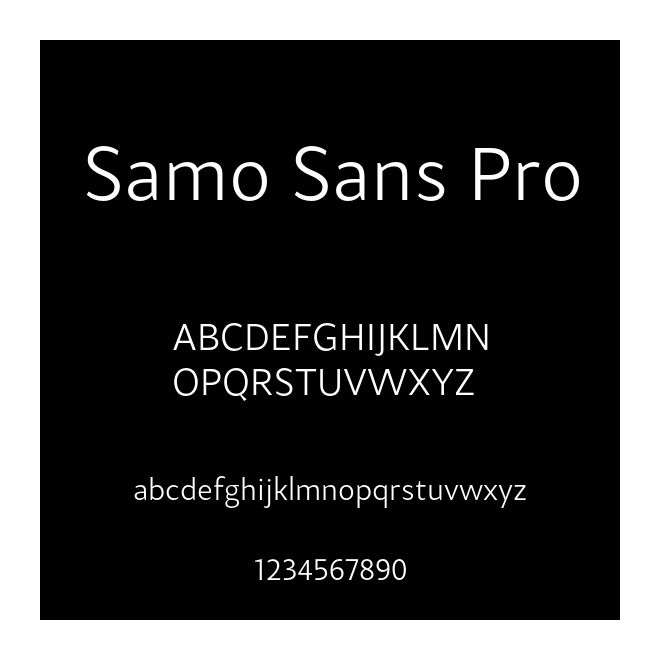 Samo Sans Pro