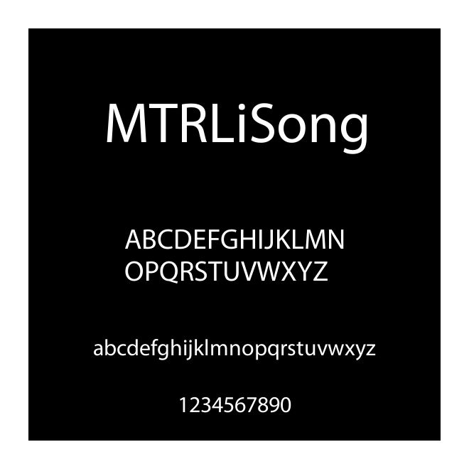 MTRLiSong