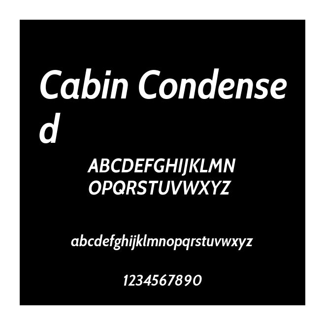 Cabin Condensed