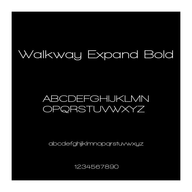 Walkway Expand Bold