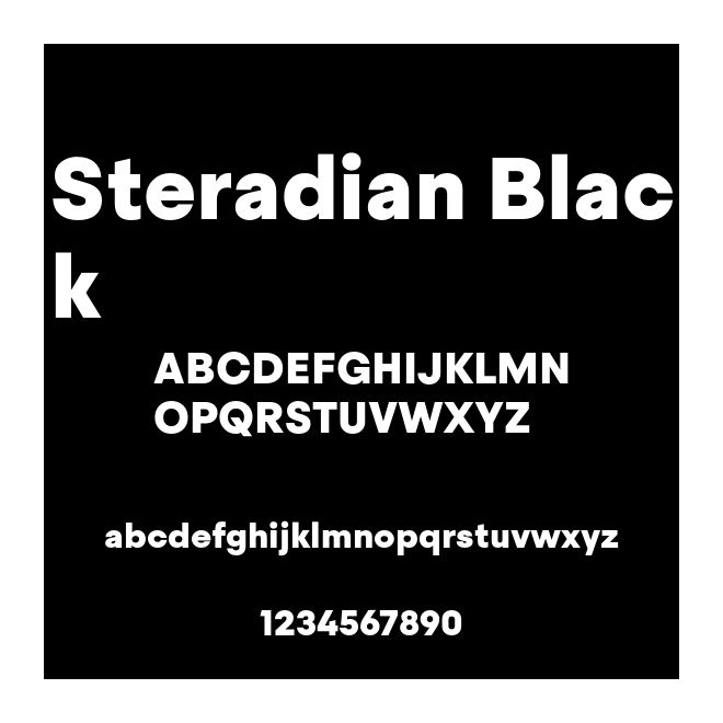 Steradian Black