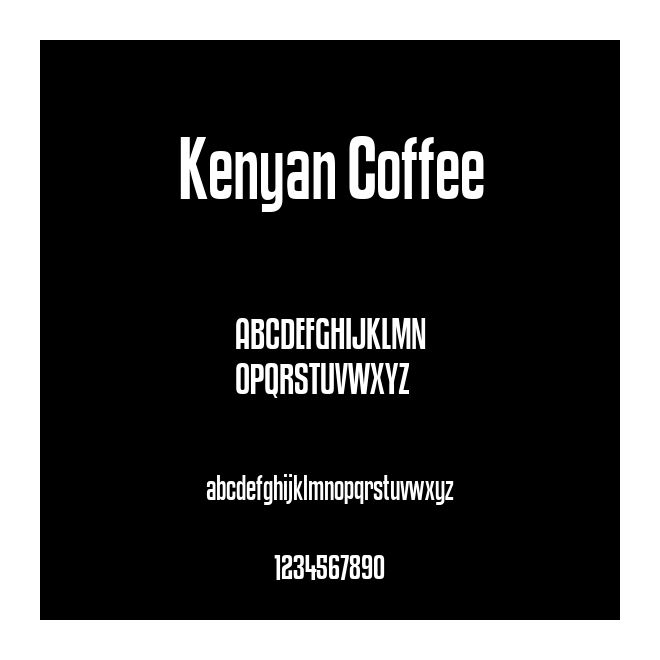 Kenyan Coffee