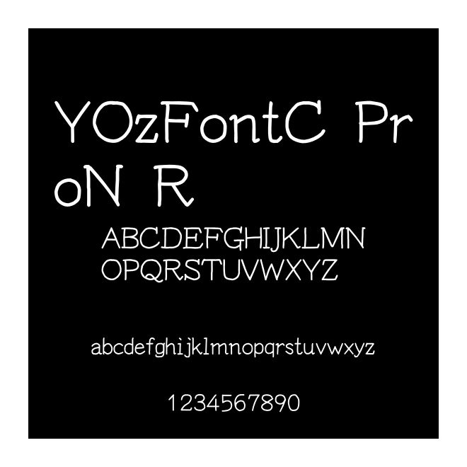 YOzFontC ProN R