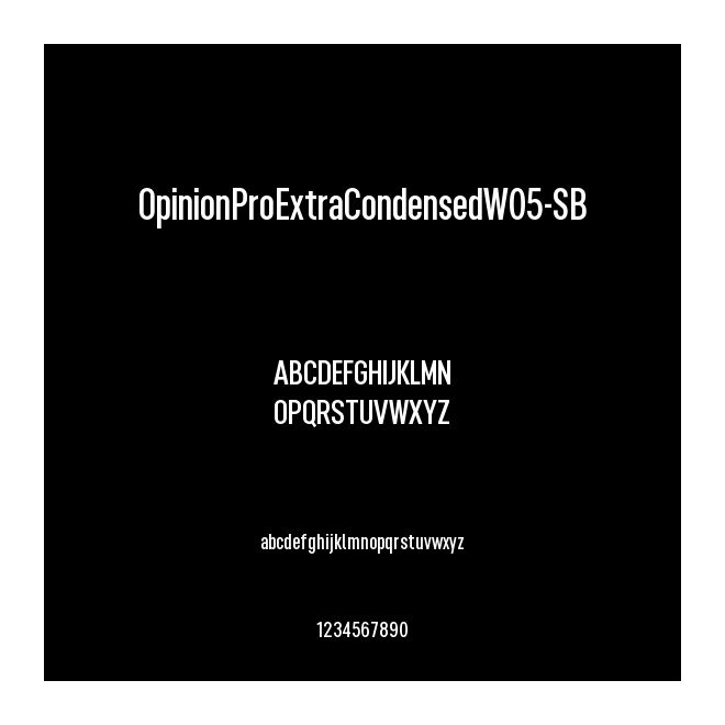 OpinionProExtraCondensedW05-SB