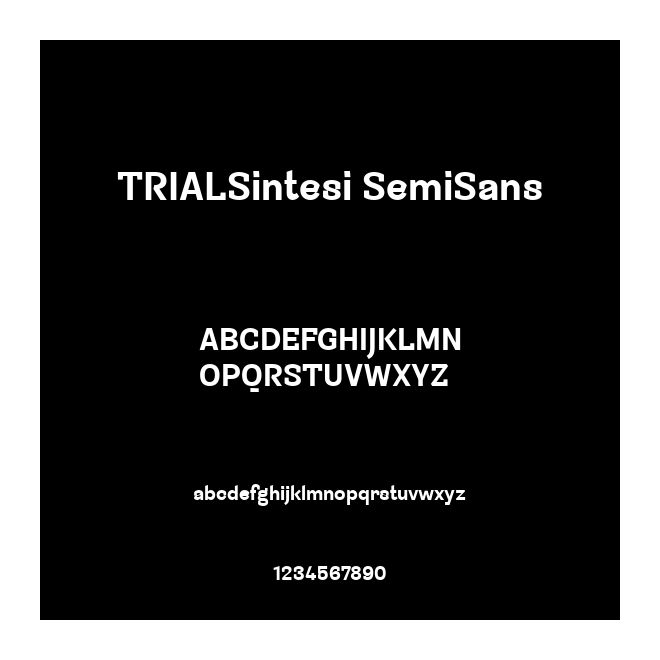 TRIALSintesi SemiSans