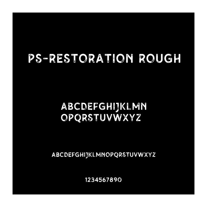 PS-Restoration Rough