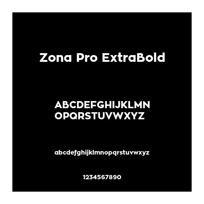 Zona Pro ExtraBold