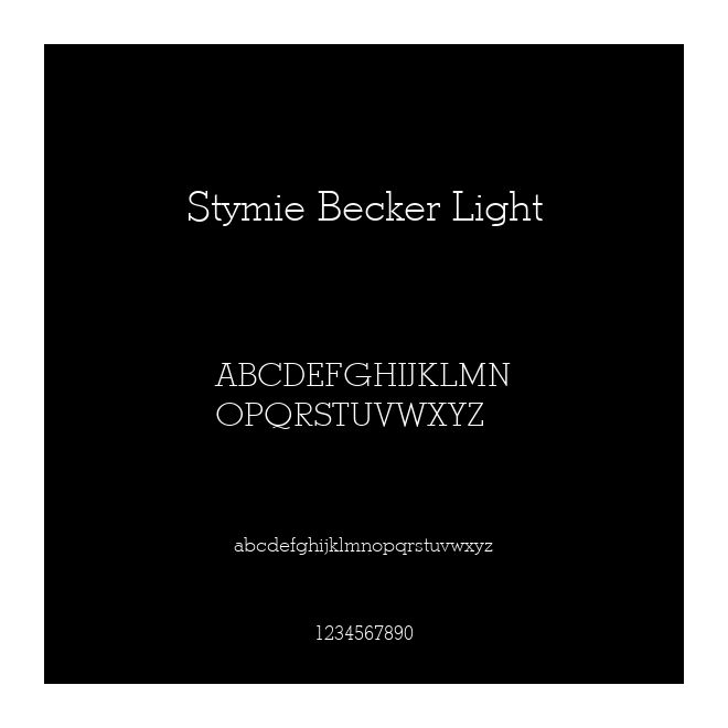 Stymie Becker Light
