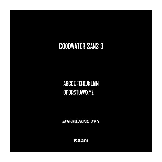 Goodwater Sans 3