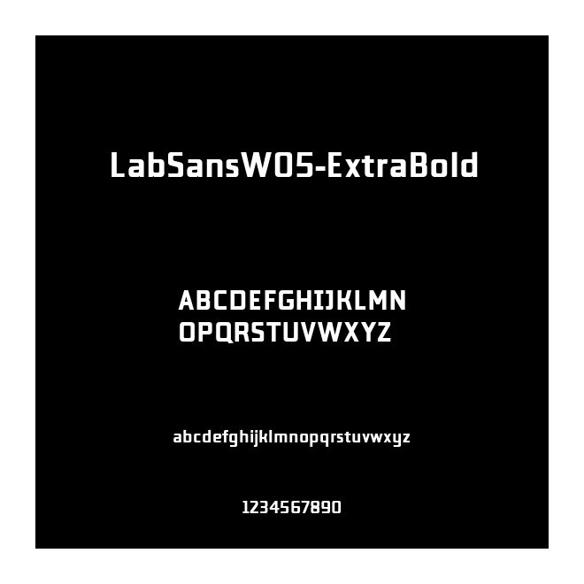 LabSansW05-ExtraBold